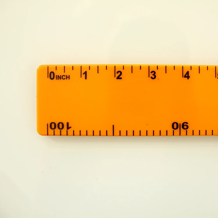1 Meter Ruler Teaching Plastic Blackboard and Whiteboard Yellow Ruler
