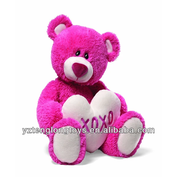 Custom Red Big Teddy Bear Plush Bear 