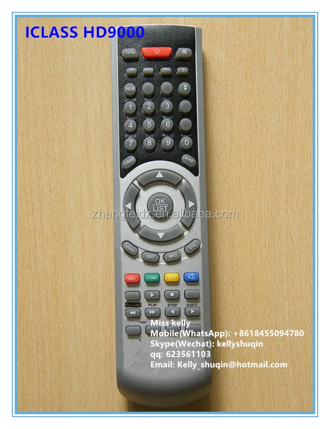 50 Keys 50 Buttons Ueva Clase Hd 9000 HD Por Satelite 9000 Caja De Receptor Control Remoto