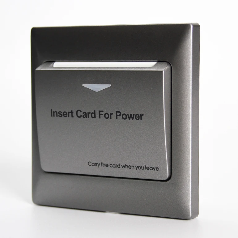 Hotel Key Card Panel Door Lock Card Holder Switch for Room Energy Saving