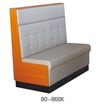 Restaurant American Style Tables Seating Single Deuce Button Tufted Back Booth
