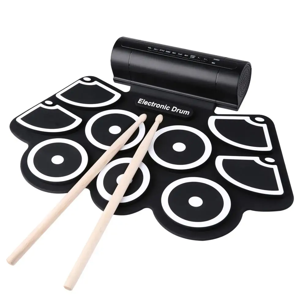 usb midi cheap digital drum kit roll up drum kit - buy