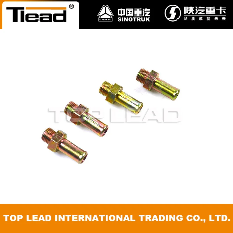 ORIGINAL ENGINE PARTS VG2600130026 Air Compressor Water Pipe Connector SINOTRUK Truck Parts HOWO Spare Parts