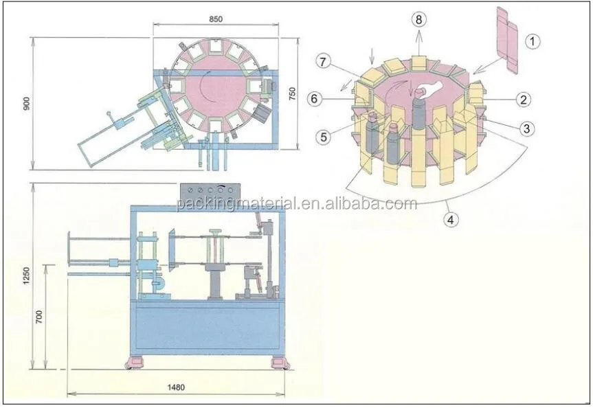 Многофункциональная полуавтоматическая машина для картонной упаковки бутылок, мягких трубок, блистеров, упаковочная машина для картонных коробок