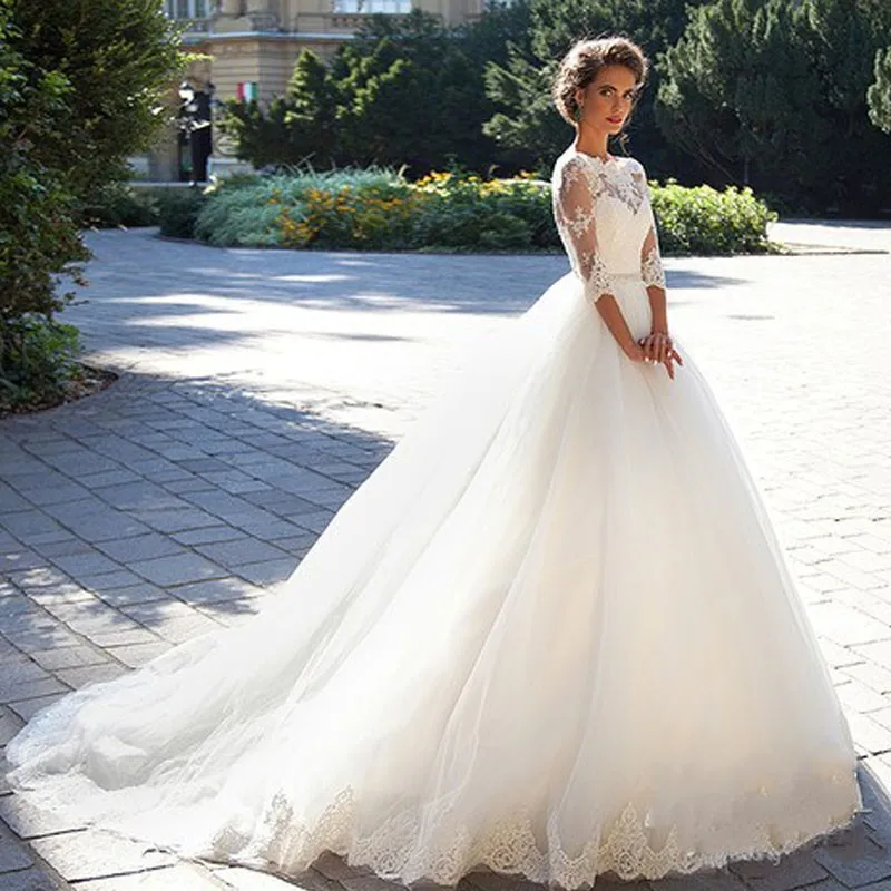 White Ivory Mermaid Lace Wedding Dresses Bridal Gowns Custom UK 6-8-10-12-14-16+ 
