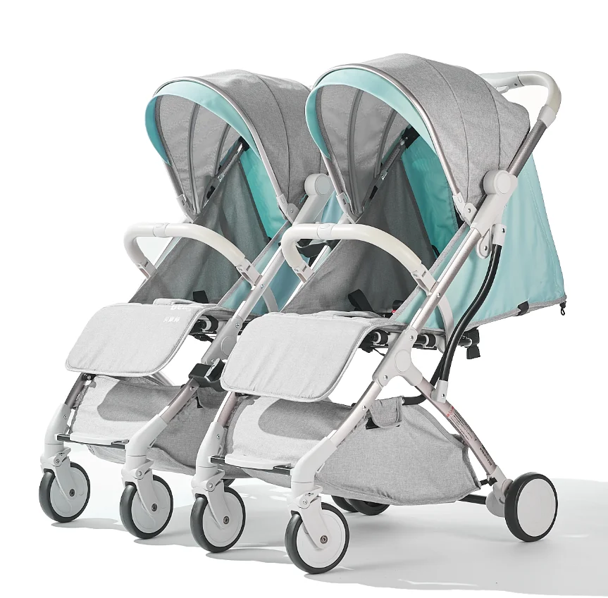Cute Design Double Baby Twin Stroller 3 in 1 for Two