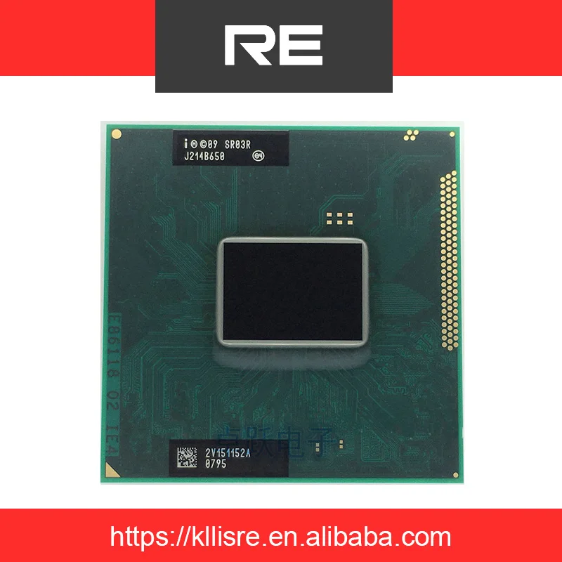 Intel Core I7-2640M I7 2640M 2.8GHz Dual Core 4MB CPU Laptop Processor I7 2640M SR03R 