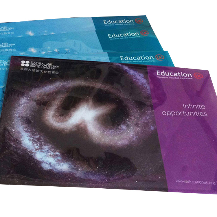 
 Рекламная папка с пластиковыми карманами и принтом на заказ  