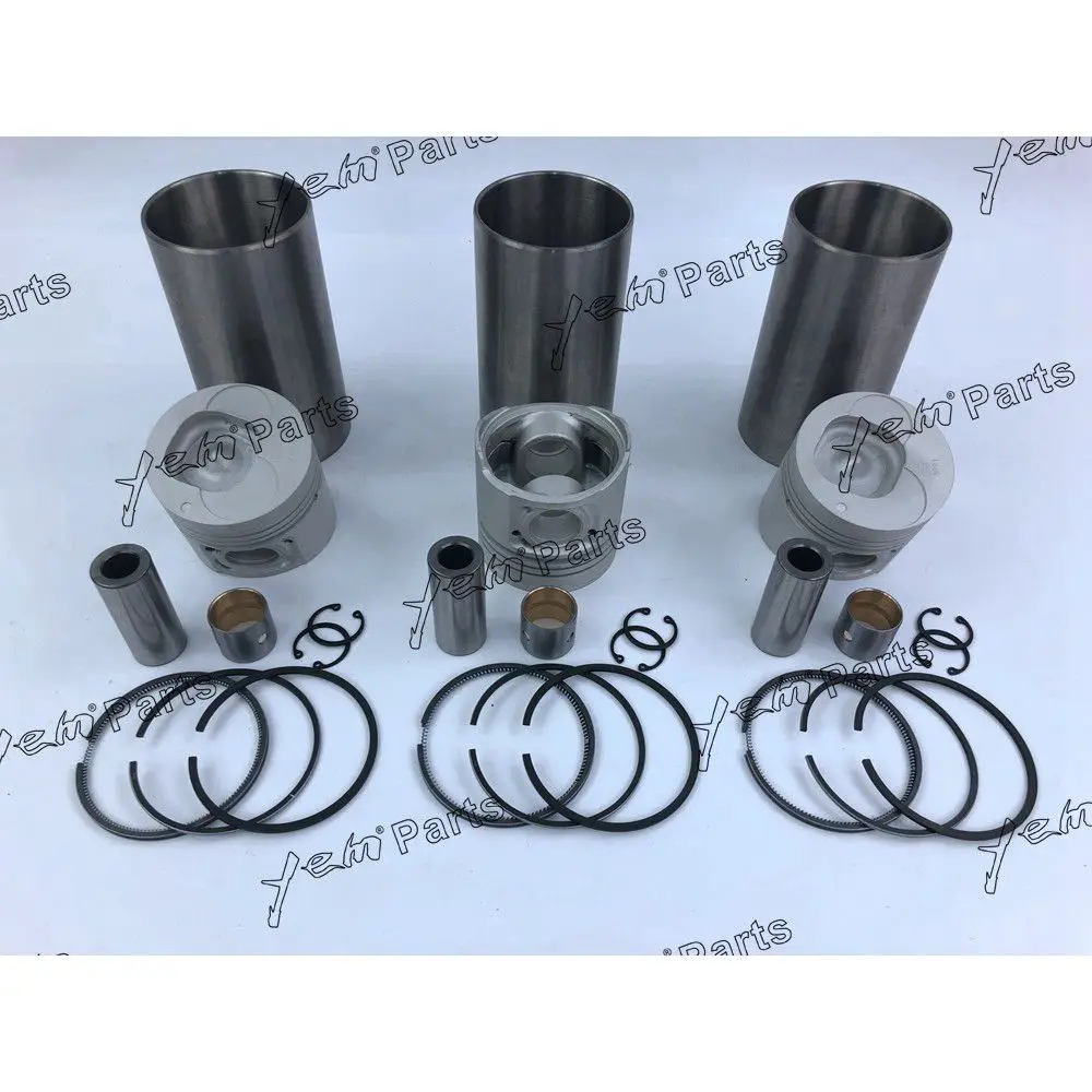 3KR2 Cylinder Liner Kit With Pistons Rings Liner for Isuzu Engine 2