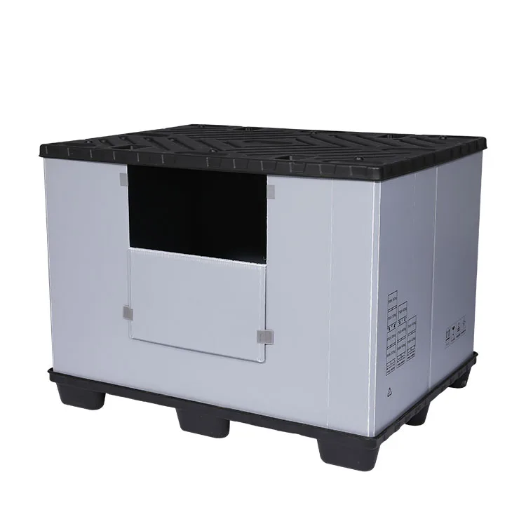 Durable and Reusable Large PP Honeycomb Gaylord Solid Returnable Collapsible Foldable Pallet Sleeve Pack Box for Auto Parts