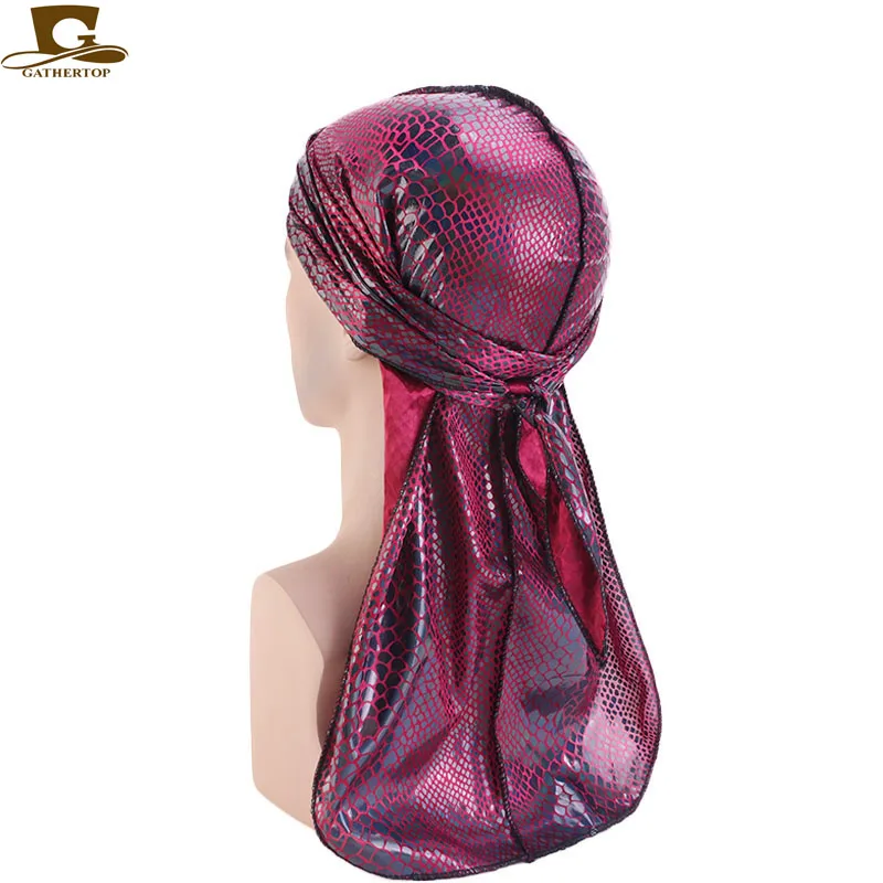 新着ファッションメンズドゥーラグシルキーデュラグヘッドラップターバンスカルバンディットキャップヘアアクセサリーユニセックスdurags Tjm 05e Buy 男性バンダナ 革 Duarg ロングテールバンダナ Product On Alibaba Com