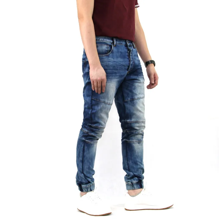 Source 2019 High Quality Latest plus size baggy blue balloon fit casual trousers  jeans for men on malibabacom