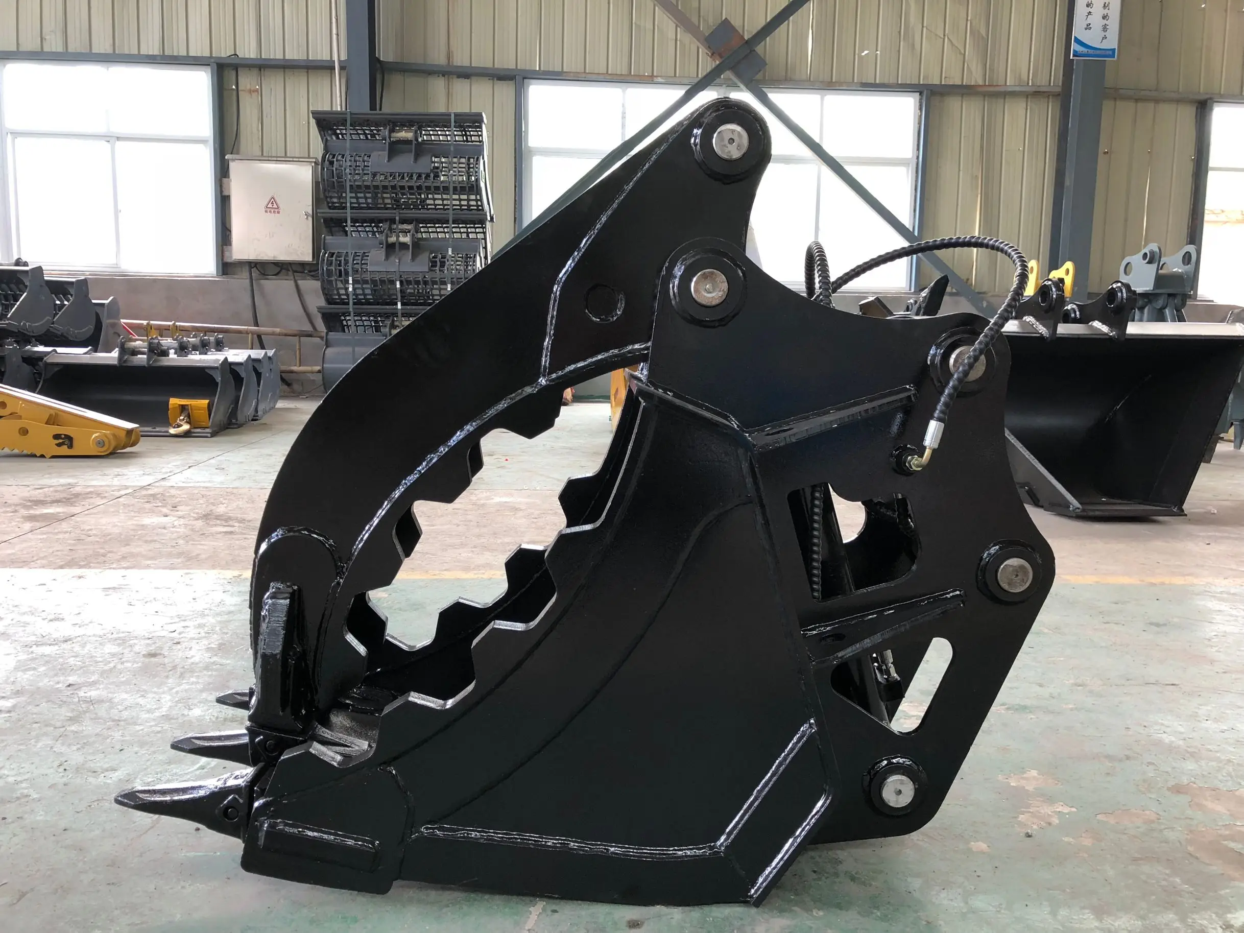 3.5t Excavator Clamp Bucket Attachment Backhoe Grapple Bucket - Buy ...