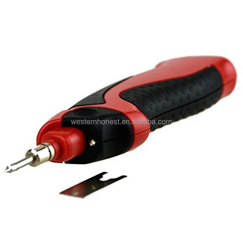 Cordless 8-Watt Battery Powered Electric Soldering Iron with Safety Cap 