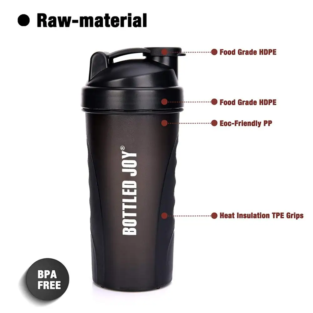 Protein Shaker Bottle Wholesale Classic Plastic BPA Free Gym - OKADI