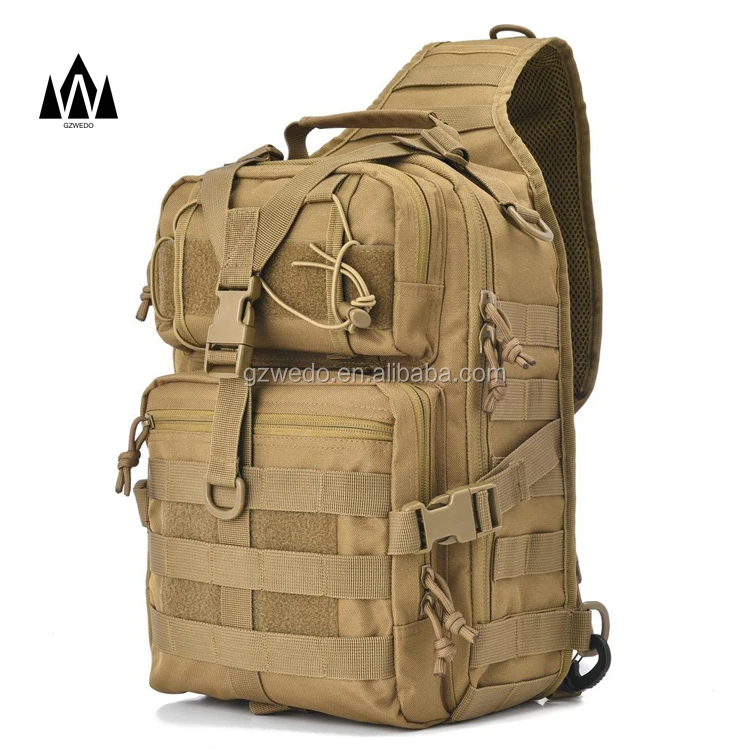 Outdoor Molle Sling Military Shoulder Tactical Backpack Camping Travel Bags ZW 