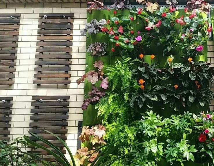 9/18/36 Pocket Vertical Greening Hanging Wall Garden Plant Grow Bag Planter HOT 