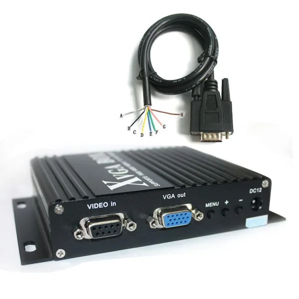 Fast Delivery CRT Panel Cga TTL to VGA Converter Box Gbs 8219 for Fanuc
