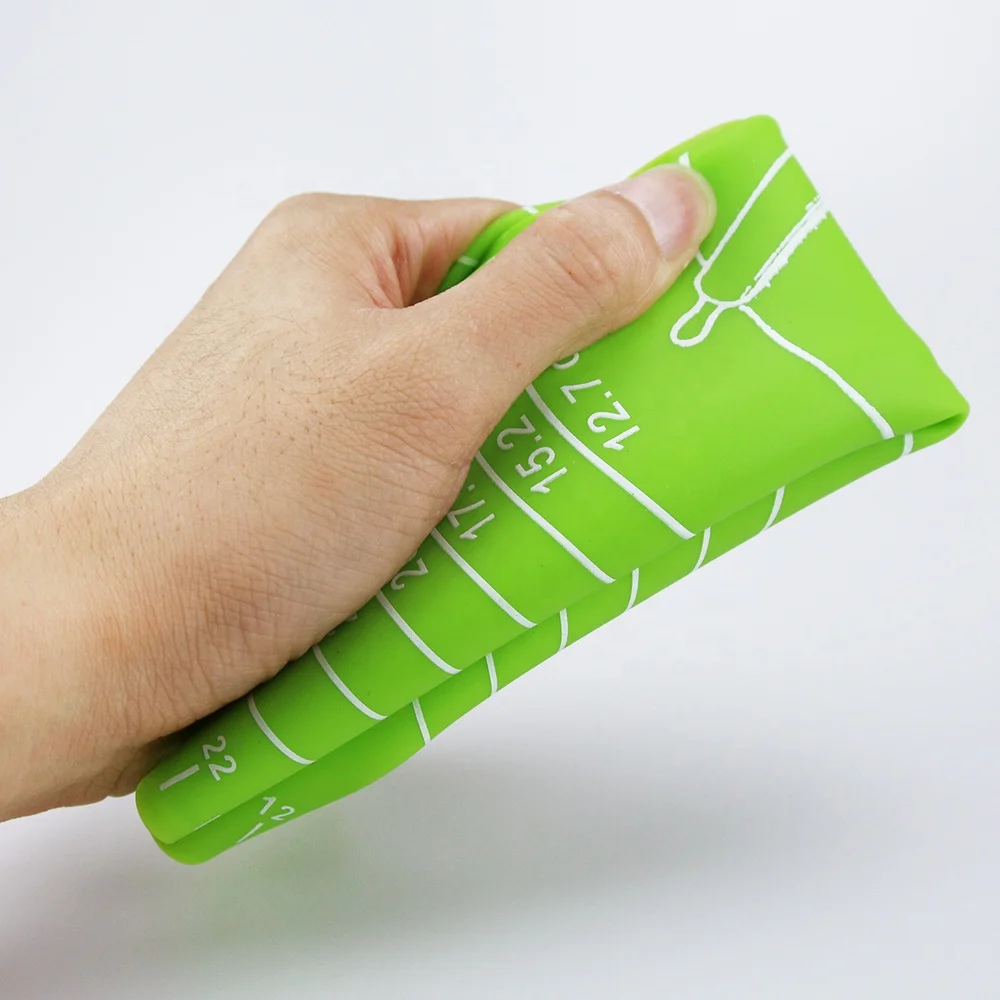 Устойчивый к высоким температурам термостойкий антипригарный нескользящий кондитерский коврик безопасный для пищевых продуктов силиконовый коврик для выпечки с измерением