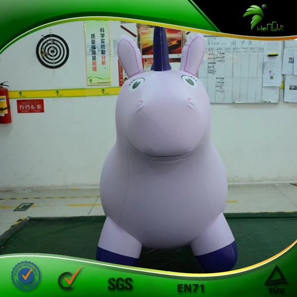 Yellow Color Inflatable PVC Horse Inflatable Lovely Riding Animals XXX Cartoon Model Sexy Video