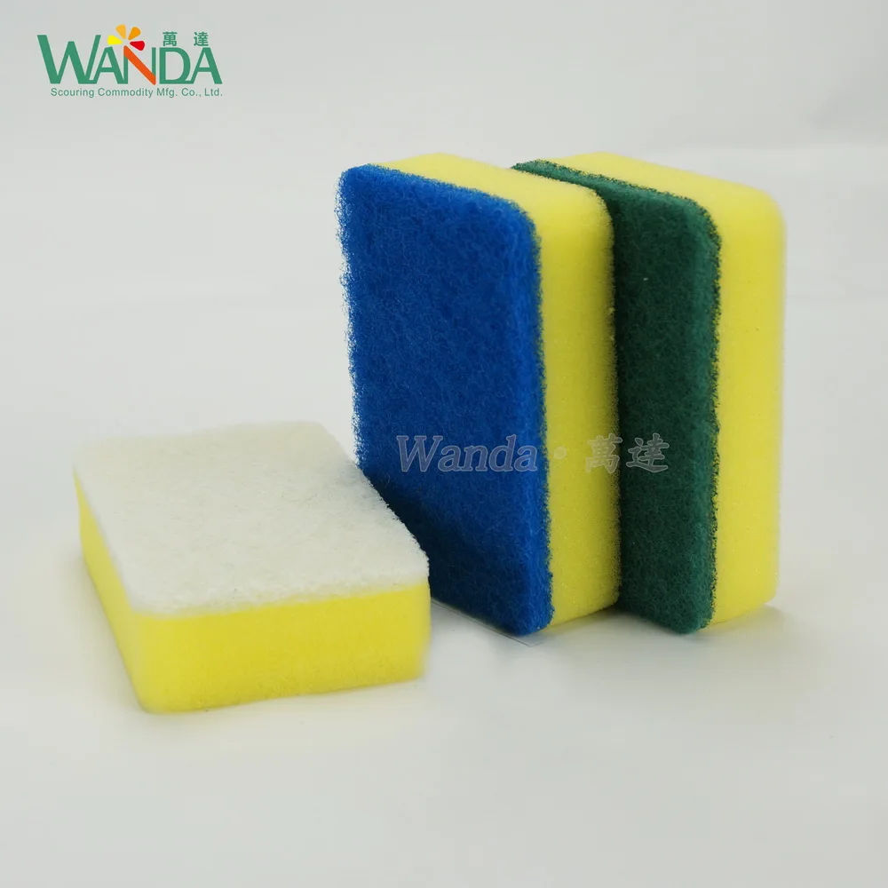 3 вида разности usages набор Губка scourer для