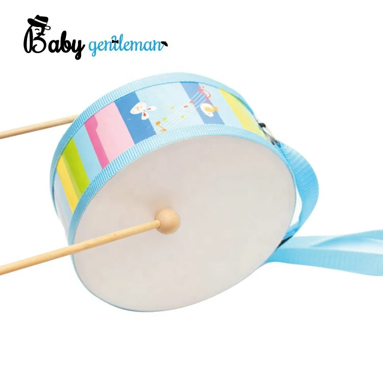 
Деревянный Детский барабан Z07040J, образовательная игрушка, оптом 