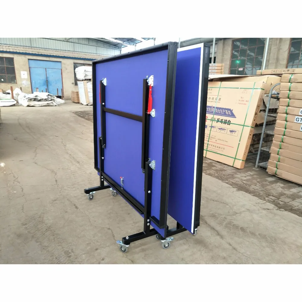Cheap Table Tennis Tables with Folding Legs Ping Pong Table
