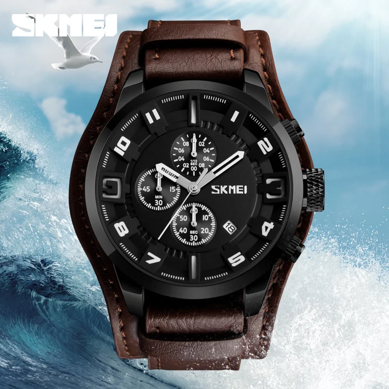 SKMEI 9165 Sport Quartz Watch Luxury Men's Timepiece - Main Image