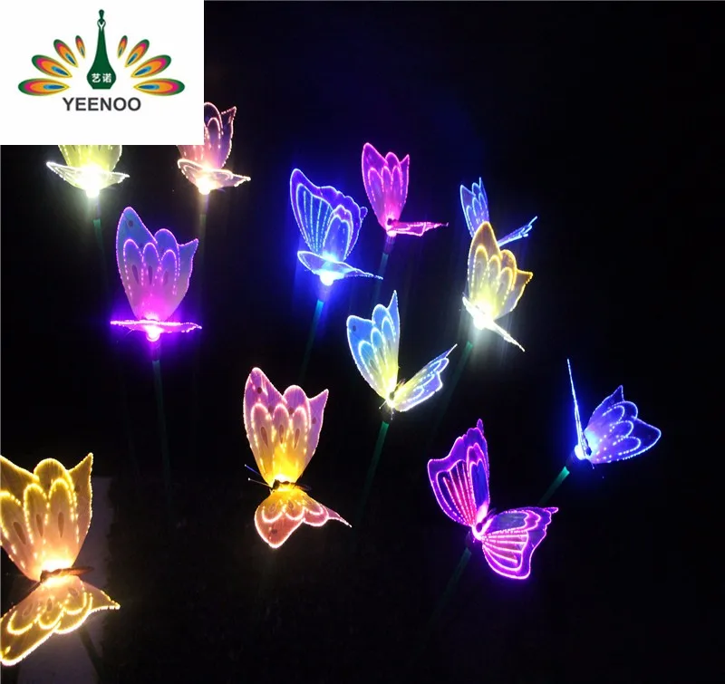Multi-color  led butterfly holiday outdoor decorative light