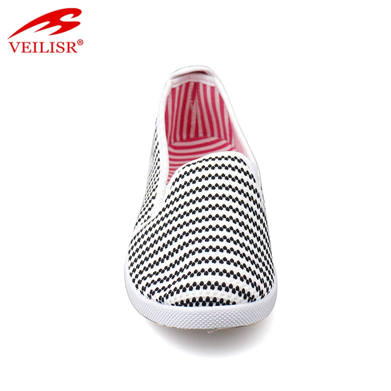 Новый дизайн, женская повседневная обувь без шнуровки, Женская холщовая обувь