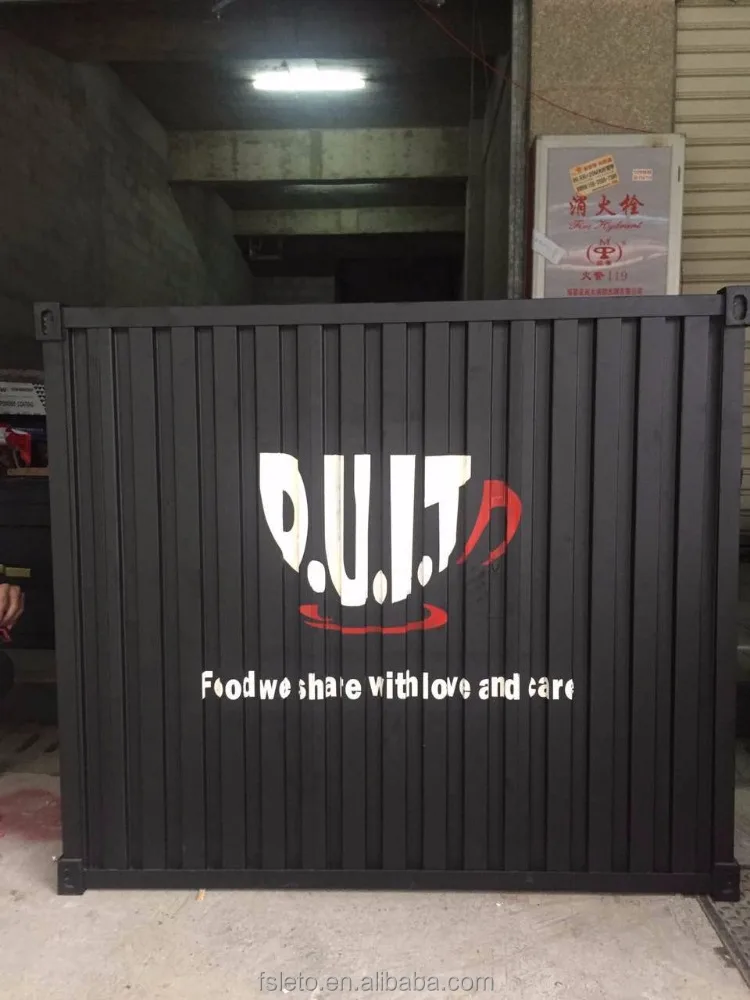Shipping Container Furniture Reception Desk With Wheels