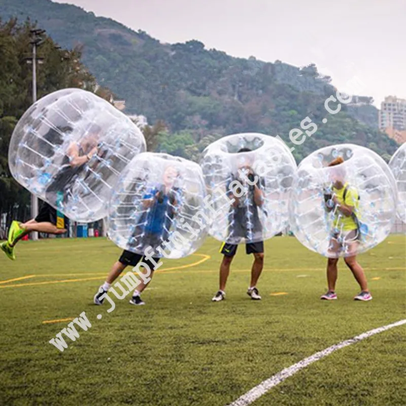 Human soccer bubble Clearance