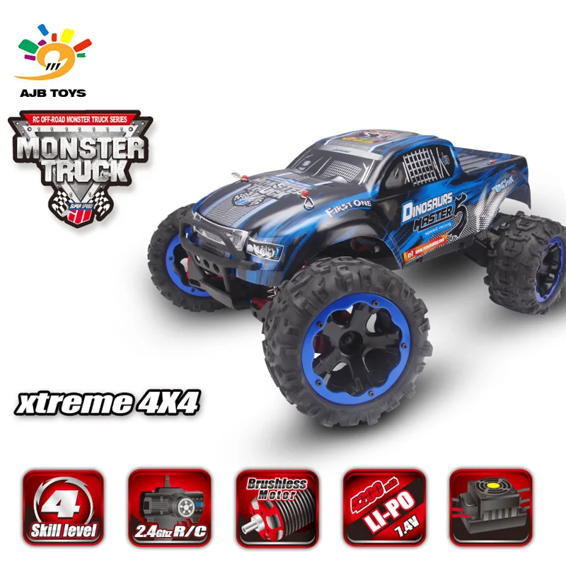 1:8 полноприводный электрический внедорожник безщеточный Радиоуправляемый автомобиль Монстр