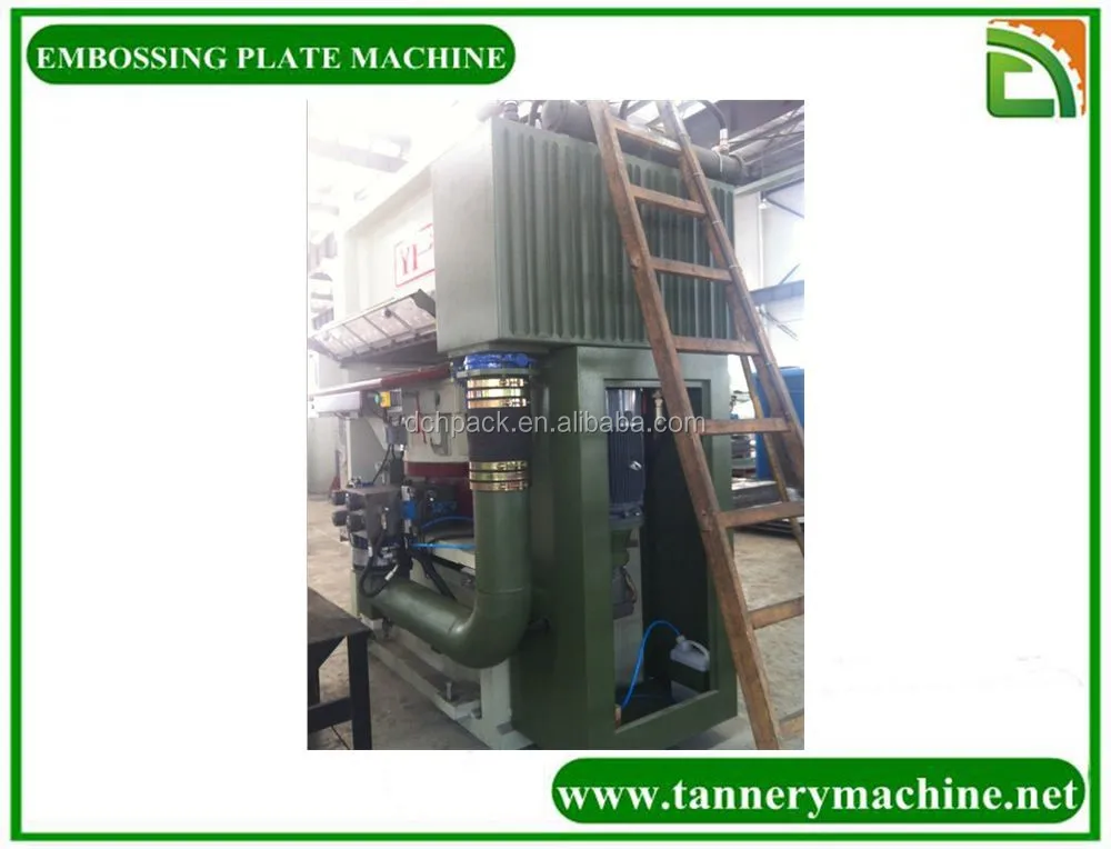 Automatic Crocodile and Alligator Leather Embossing Machine for Tannery Use