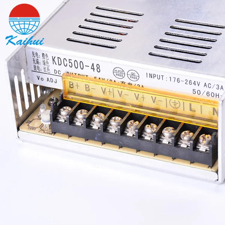 Dual Output UPS SMPS 48V 54V 500W Uninterruptible Power Supply Led