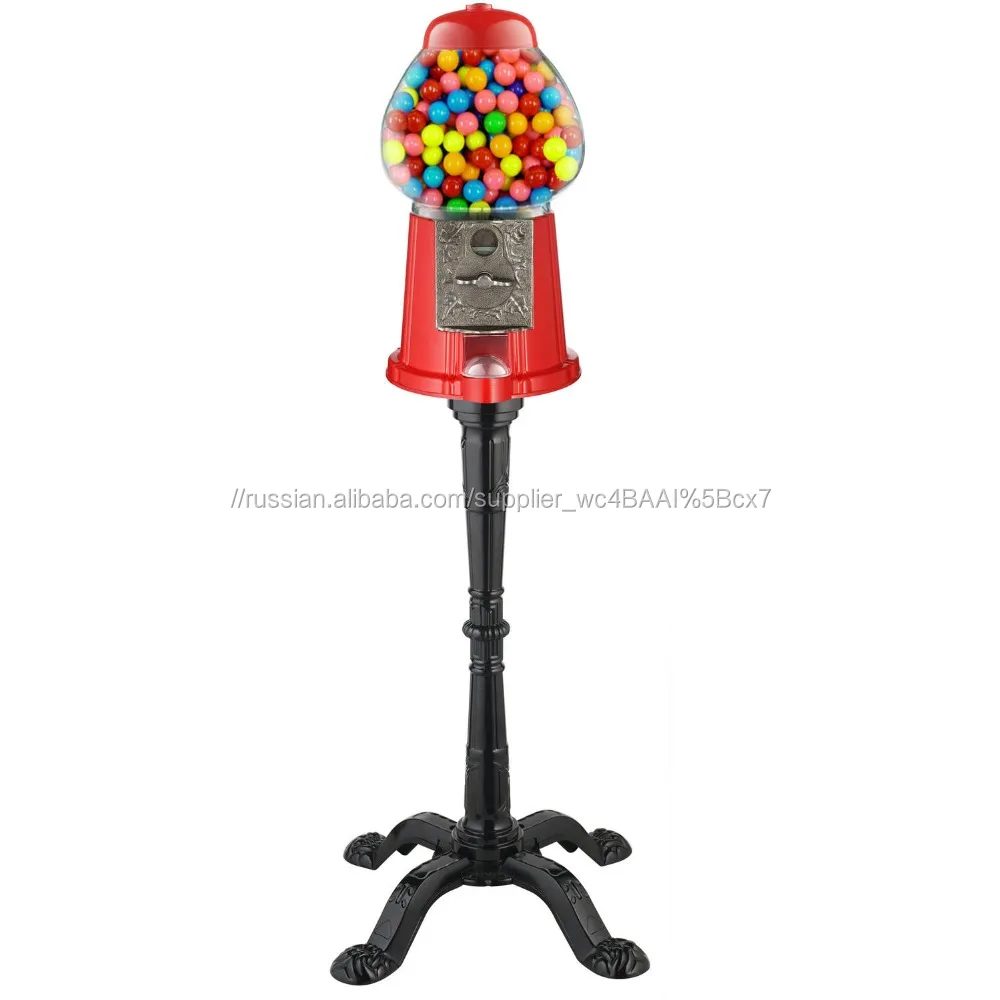15''antique стиль gumball машина с подставкой, конфеты машины, классический Гамбола машины