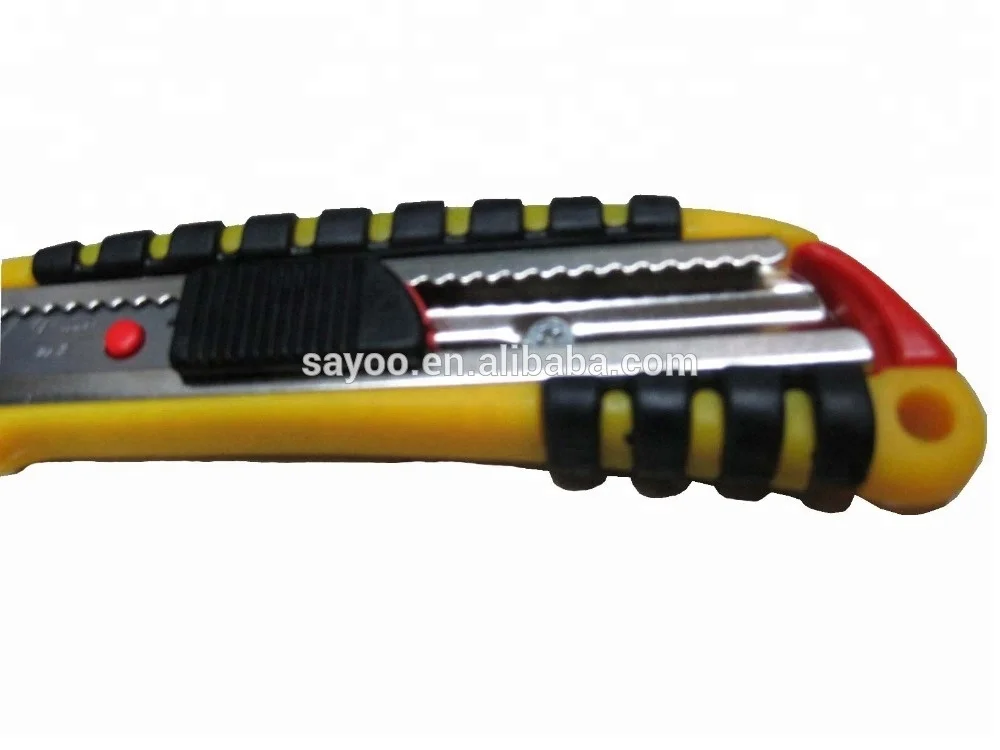 Safety Paper Cutter Knife With Plastic Handle
