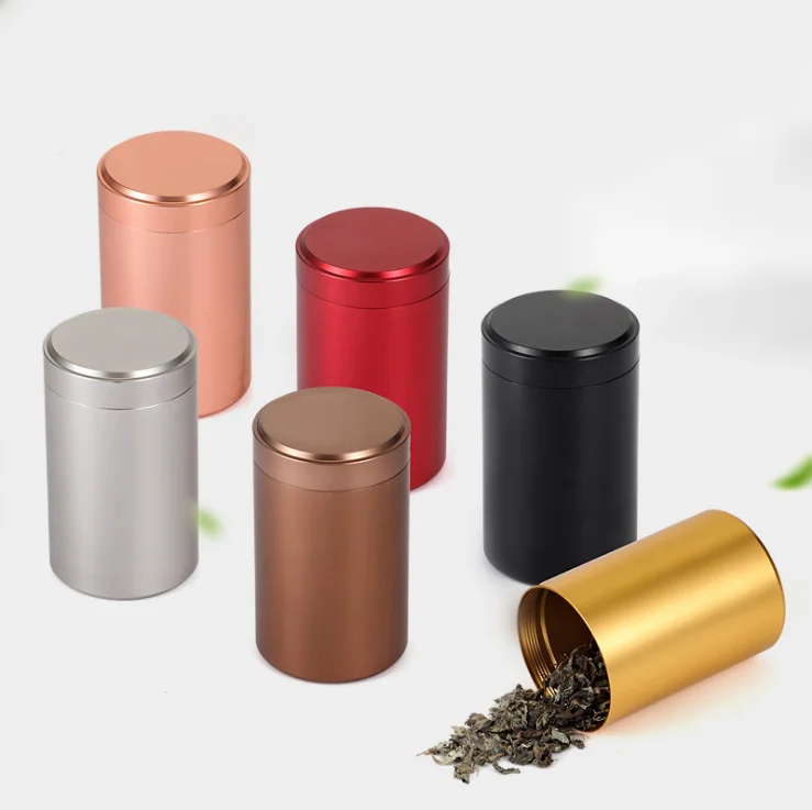 Empty Canister Plain Colored Metal Round Packaging Cans Box Tea Tins Buy Bulk Tea Tins Tea Storage Metal Tins Japanese Tea Tins Product on Alibaba