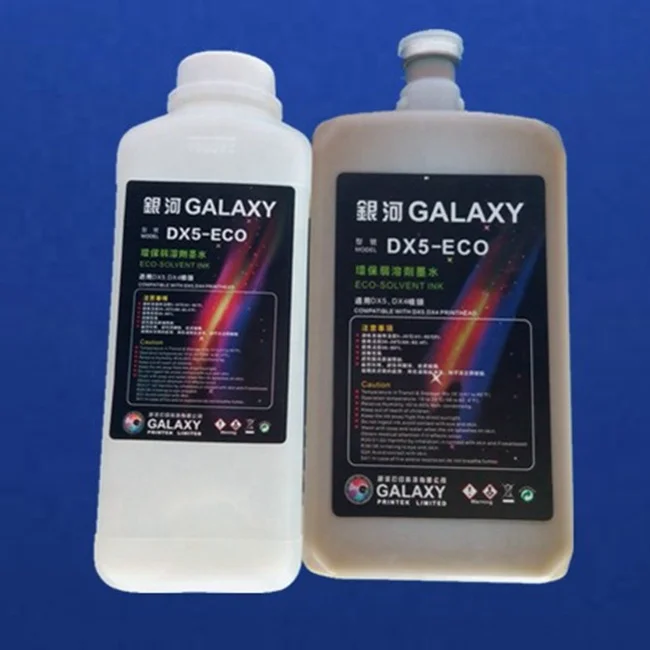 
Эко-растворимые чернила для Galaxy Roland Mimaki DX4 DX5 DX7, печатные головки 