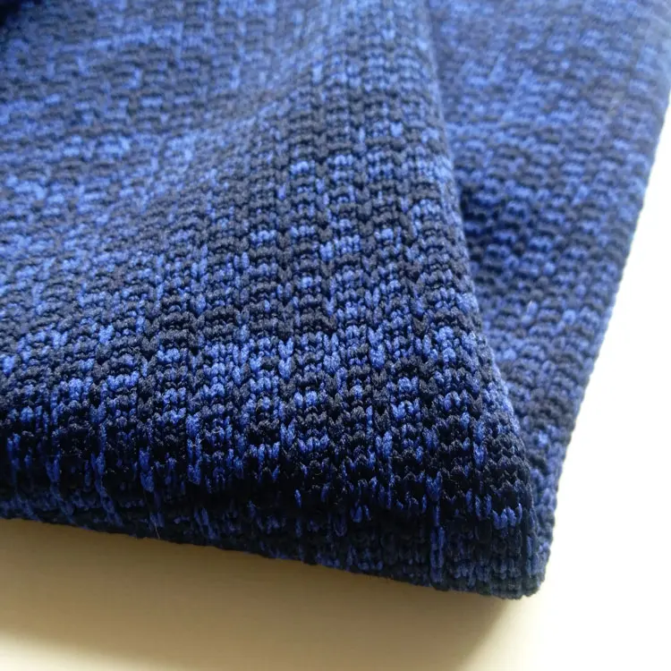 
Новейший дизайн пальто грубая игла вязать Матовый DTY полиэстер спортивный свитер ткань 