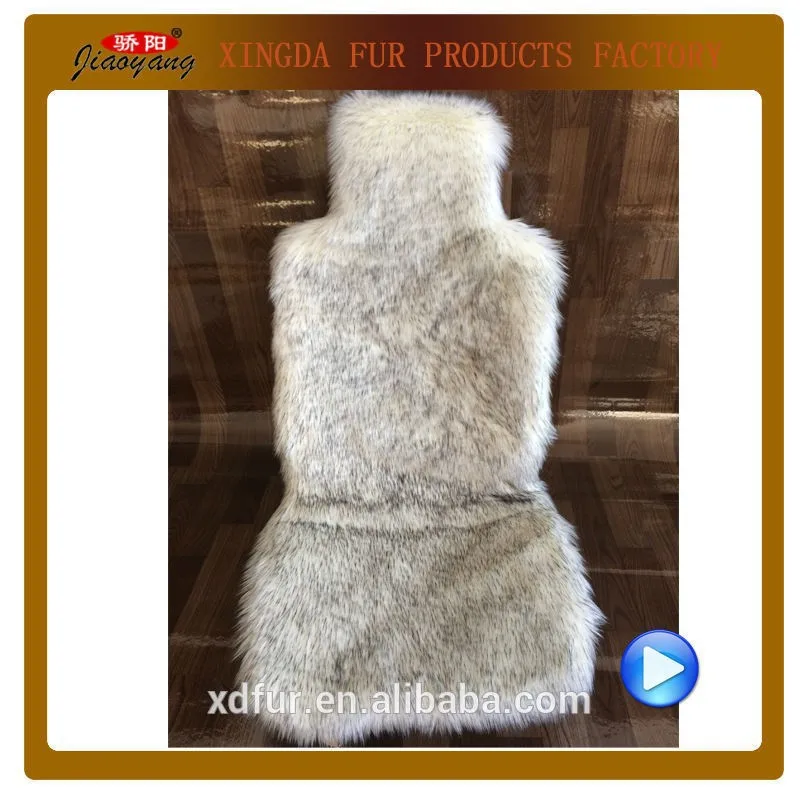 Авточехлы на сиденье из искусственной шерсти овчины