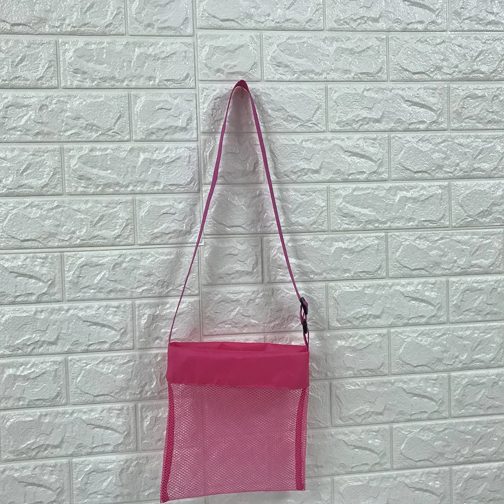 Оптовая торговля в наличии детский Морская ракушка с защитной крышкой сетчатые пляжные сумки из дышащего