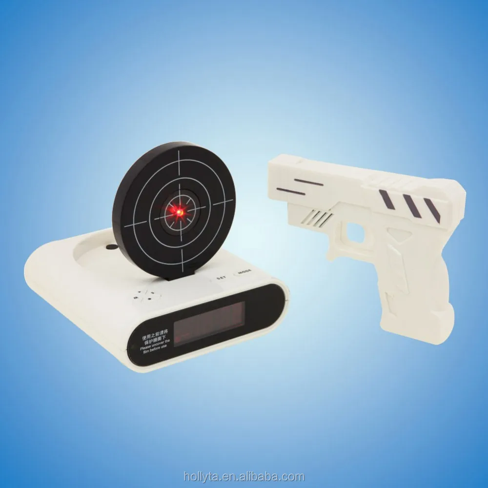 LED Digital-Wecker Zielwecker mit Infrarot Pistole 