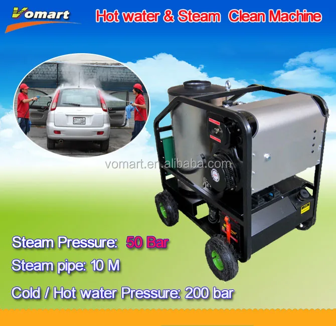 Hot Water/diesel Steam Car Wash With Two Steam Gun/ Car Detailing