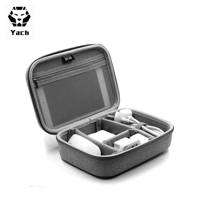 USB Charger Electronics Accessories Organizer Bag Forest Park Alley Landscape Isolated Trees Electronics Organizer Electronic Storage Bag Storage Bag of Cases for Cable Phone Sd Card 