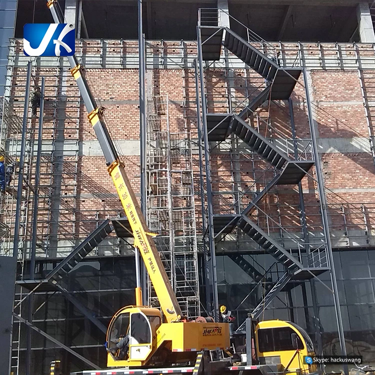 Galvanized Outdoor Light Type Steel Structure Stair for Workshop Application