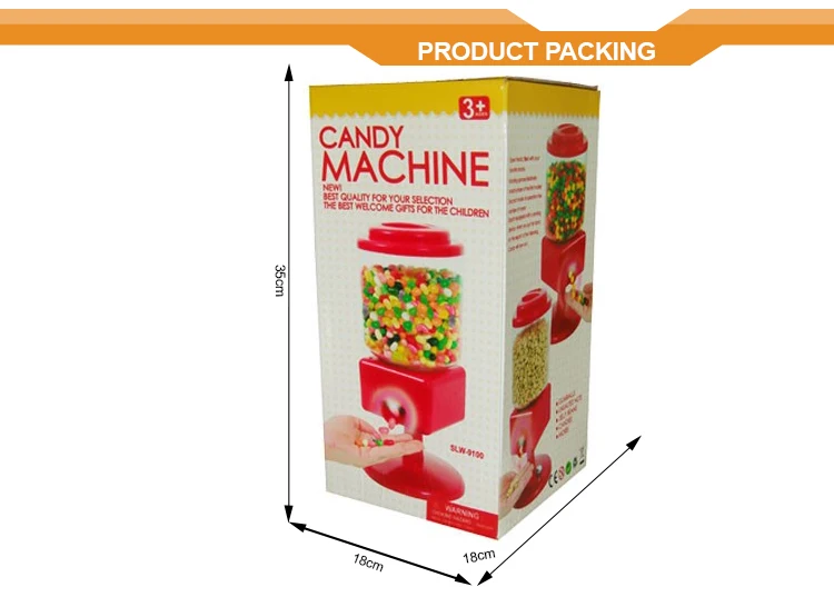 Миниатюрный автомат для продажи сладостей с монетами для офиса или дома