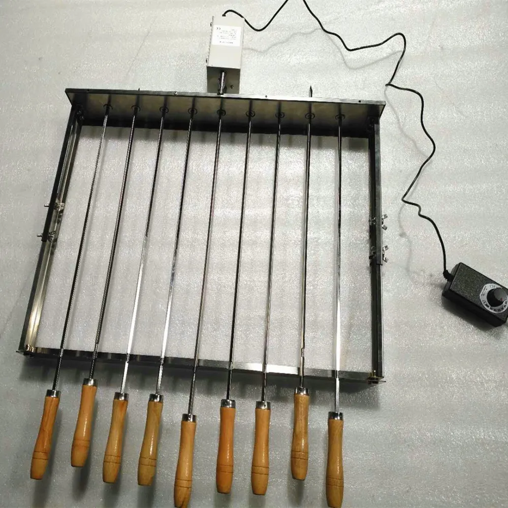 BBQ Motorized AutoSkewers Rotating Shish Kabob Automatic Rotisserie Grill