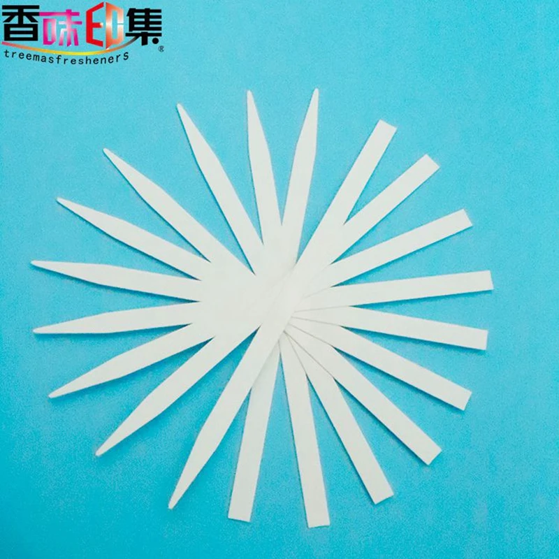 Custom Blotter Paper Fashion Design Fragrance Blotter Perfume test Paper
