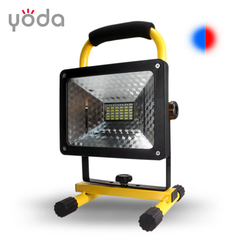 T1805 yoda tech portable factory price outdoor rechargeable 50w led floodlight